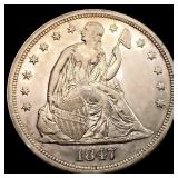 1847 Seated Liberty Dollar