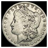 1891-O Silver Morgan Dollar NEARLY  UNCIRCULATED