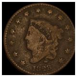 1828 Coronet Head Large Cent NICELY  CIRCULATED