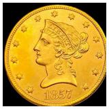 1857-O $10 Gold Eagle