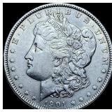 1901 Morgan Silver Dollar CHOICE AU
