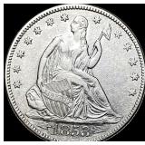 1853 Seated Liberty Half Dollar Arrows/Rays  CLOS
