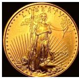1997 1/10 oz Gold American Eagle $5 SUPERB GEM BU