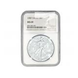 1987 Silver Eagle NGC MS69