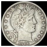 1906 Barber Half Dollar NEARLY UNCIRCULATED