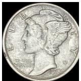 1917-S Silver Mercury Dime NEARLY  UNCIRCULATED