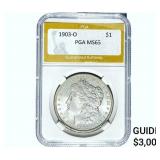 1903-O Morgan Silver Dollar PGA MS65