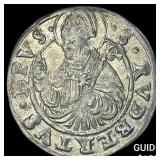 1300-1450 Salzburg Silver Groshen CLOSELY UNCIRCUL