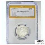 1917 Standing Liberty Quarter PGA MS64 FH