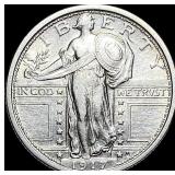 1917 Type 1 Standing Liberty Quarter CHOICE  AU