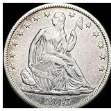 1843 Seated Liberty Half Dollar NEARLY  UNCIRCULA