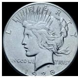 1928 Silver Peace Dollar CLOSELY UNCIRCULATED