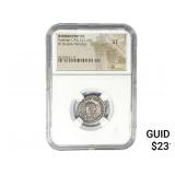 Roman Valerian I, AD 253-260 BI Dbl-Denarius NGC