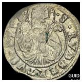 1300-1450 Salzburg Silver Groshen CLOSELY UNCIRCUL
