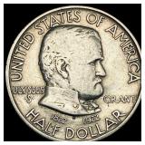 1922 Silver Grant Half Dollar LIGHTLY  CIRCULATED