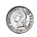 1939 Silver Dom. Rep. 10C MS