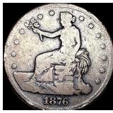 1876-CC Silver Trade Dollar NICELY CIRCULATED