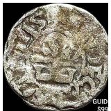 1100s France Crusades Anjou Silver Denier NEARLY U