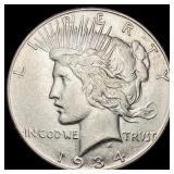 1934-S Peace Silver Dollar UNCIRCULATED