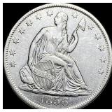 1856-O Seated Liberty Half Dollar CLOSELY UNCIRCUL