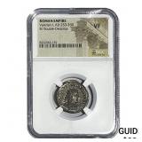 Roman Valerian I, AD 253-260 BI Dbl-Denarius NGC
