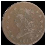 1812 Classic Head Large Cent NICELY CIRCULATED
