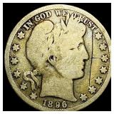 1896-O Silver Barber Half Dollar NICELY  CIRCULAT