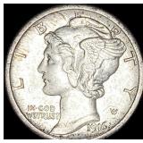 1916-S Silver Mercury Dime UNCIRCULATED