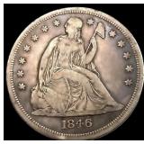1846-O Seated Liberty Dollar