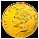 1858 $3 Gold Piece