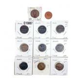 1852-1899 Russian Empire Copper Kopek XF