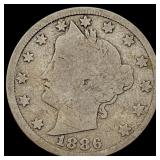 1886 Liberty Victory Nickel NICELY CIRCULATED