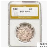 1900 Barber Half Dollar PGA MS63