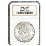 1884-O Morgan Silver Dollar NGC MS64