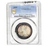 1868 Seated Liberty Half Dollar PCGS PR61