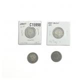 Various Dates Various Silver Coins VF