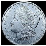 1884-S Silver Morgan Dollar CHOICE AU