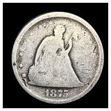 1875-S Twenty Cent Piece NICELY CIRCULATED