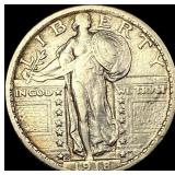 1918-S Silver Standing Liberty Quarter NEARLY UNCI