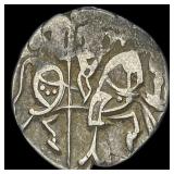 [2 Coins]700-1000 AD India Rajput Silver Jital NEA