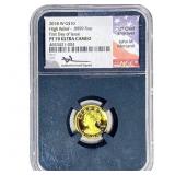 2018-W 1/10 OZ Gold $10 High Relief NGC PF70 UC