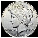 1935 Peace Silver Dollar CLOSELY UNCIRCULATED