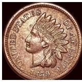 1859 Copper-Nickel Indian Head Cent CLOSELY  UNCI