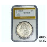 1889-S Morgan Silver Dollar PGA MS61