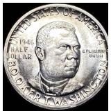1946-S Silver Booker T. Washington Half Dollar CHO