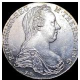 1780 Silver Maria Theresa Thaler UNCIRCULATED