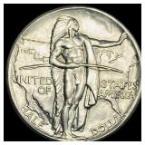 1926 Silver Oregon Trail Half Dollar CLOSELY  UNC