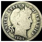 1905-O Silver Barber Dime NICELY CIRCULATED