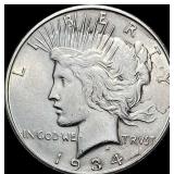 1934-D Silver Peace Dollar CLOSELY  UNCIRCULATED