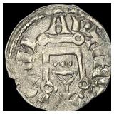 1150-1200 France Abbey of St Martin Silver Denier